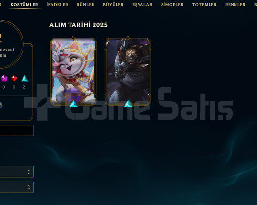 TR Unranked | 2 Kostüm - 26 Hero | LoL Hesap