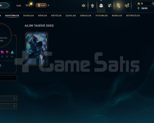 TR Unranked | 1 Kostüm - 20 Hero | LoL Hesap