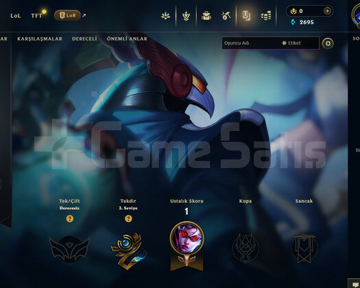 TR Unranked | 1 Kostüm - 20 Hero | LoL Hesap