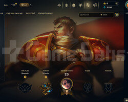 TR Unranked | 3 Kostüm - 28 Hero | LoL Hesap