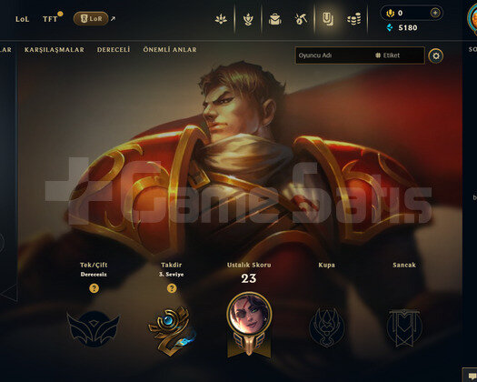 TR Unranked | 3 Kostüm - 28 Hero | LoL Hesap