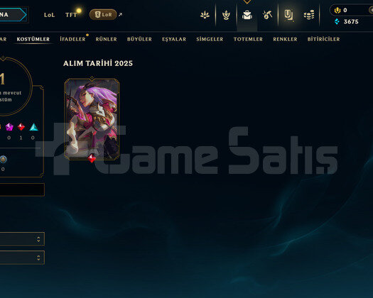 TR Unranked | 1 Kostüm - 33 Hero | LoL Hesap