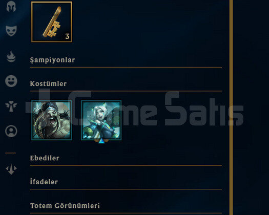 TR Unranked | 1 Kostüm - 33 Hero | LoL Hesap