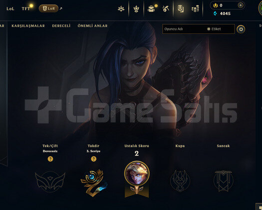 TR Unranked | 1 Kostüm - 22 Hero | LoL Hesap