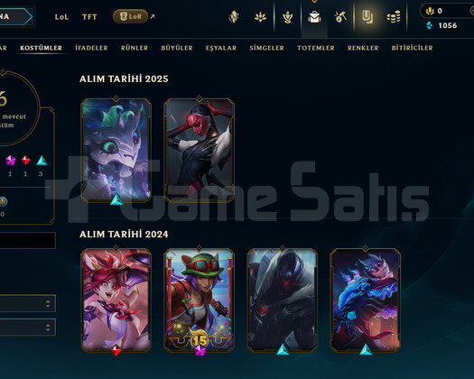 TR Esnek Plat 4 | 6 Kostüm - 30 Hero | LoL Hesap