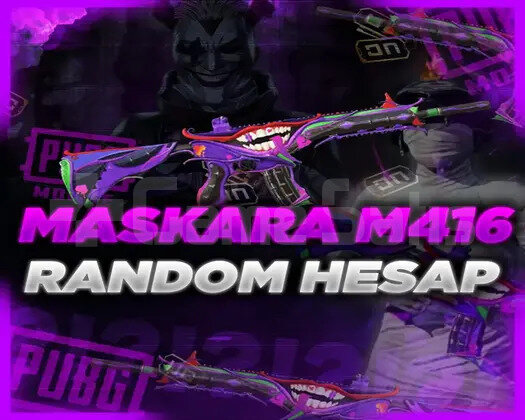 | ÖZEL STOK | MASKARA M416 RANDOM HESAP BOŞ YOK