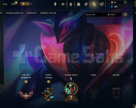 EUW Bronz 3 | 1 Kostüm - 21 Hero | LoL Hesap