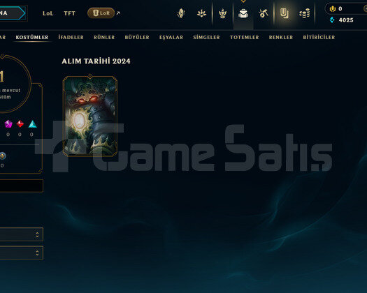 EUW Unranked | 1 Kostüm - 25 Hero | LoL Hesap