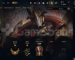 TR Gold 4 | 1 Kostüm - 36 Hero | LoL Hesap