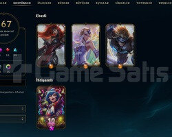 184 skin + 150 Hero Son sezon Master Bitirmiş 3