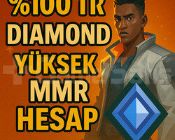 100 TR DIAMOND HESAP + MAİL DEĞİŞEN + YÜKSEK MMR