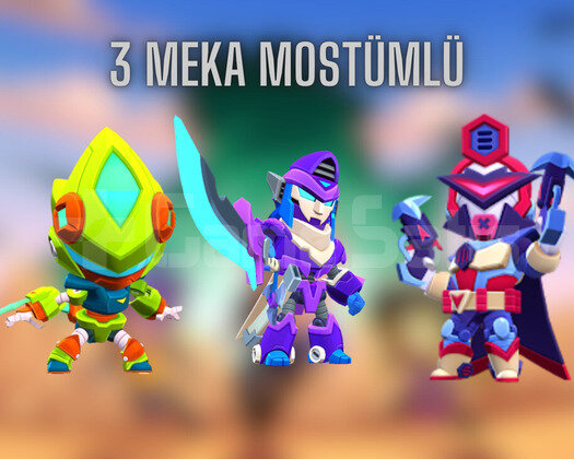 3 MEKA KOSTÜMLÜ 89 KARAKTERLİ 4 YILLIK HESAP