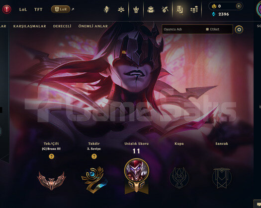 EUW Bronz 3 | 1 Kostüm - 12K Mö | LoL Hesap