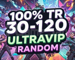 100 TR 30-120 SKİN + ULTRAVIP + EFSANE HESAP