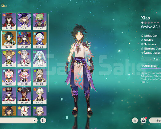 EU | MR25 Xiao + Shenhe + Dehya + Mona + 2x5*