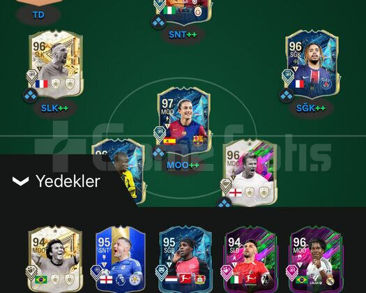 FC 25 EĞLENCELİ OYUN SONU KADROSU
