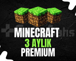 Minecraft 3 Aylık Premium + Garanti