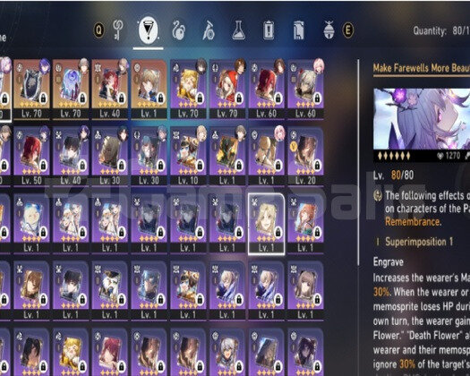 Castorice + Bis, Acheron , + Bis ve Hyacine