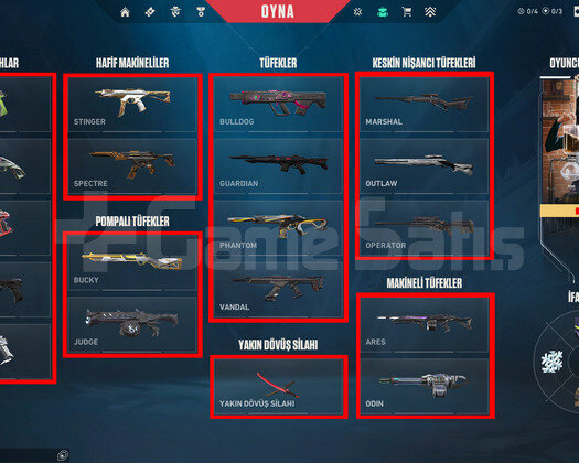 20K YATIRILMIŞ/13 BIÇAK/12 VANDAL/12 PHANTOM/FULL+