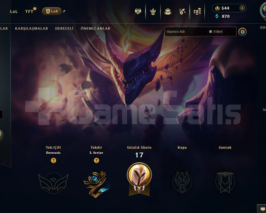TR Unranked | 2 Kostüm - RP 544 | RANKED READY!