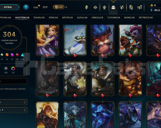 623 LEVEL / 304 SKİN / FUL HERO +MAİL +TELEFON