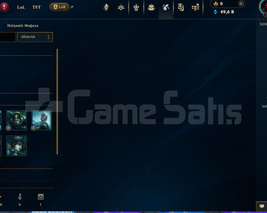 TR UNRANKED FRESH +45LP 22 ŞAMP 7 KOSTÜM 49.6K MÖ