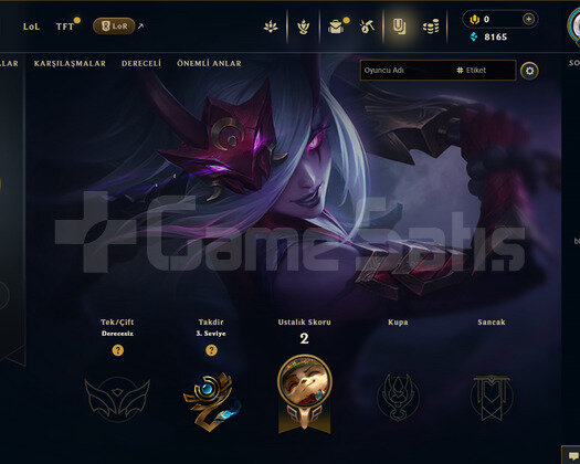 TR Unranked | 2 Kostüm - 22 Hero | LoL Hesap