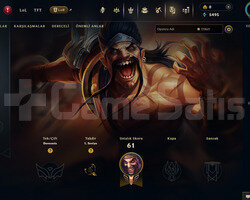 TR Unranked | 9 Kostüm - 27 Hero | LoL Hesap