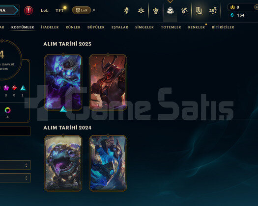 EUW Silver 1 | 4 Kostüm - 32 Hero | LoL Hesap