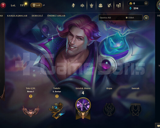 EUW Bronz 1 | 1 Kostüm - 33 Hero | LoL Hesap