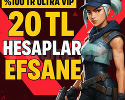 100 TR 20 TL KASMALIK ULTRAVIP SKINLI HESAPLAR