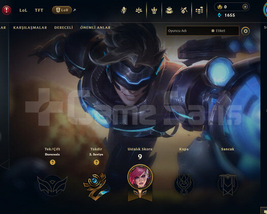EUW Unranked | 3 Kostüm - 35 Hero | Dereceli Hazır