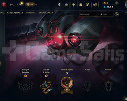 EUW Unranked | 1 Kostüm - 16K Mö | Dereceli Hazır