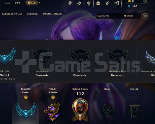 TR PLAT 1 / 57 WR +38LP / 5 KOSTÜM