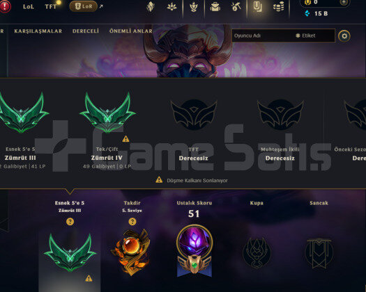 TR SOLOQ ZÜMRÜT 4 / FLEX ZÜMRÜT 3 / 7 KOSTÜM