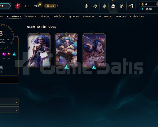 EUW Silver 4 | 3 Kostüm - 25 Hero | LoL Hesap