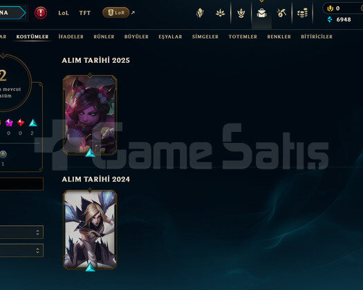 EUW Unranked | 2 Kostüm - 39 Hero | LoL Hesap