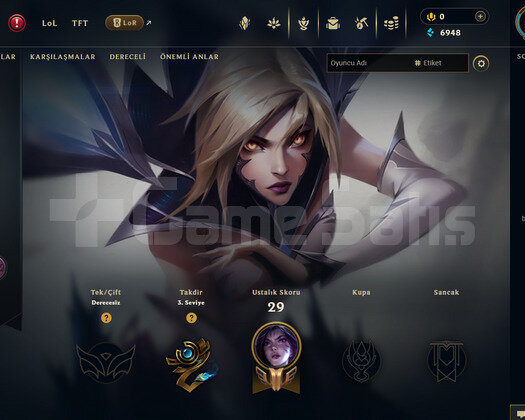 EUW Unranked | 2 Kostüm - 39 Hero | LoL Hesap