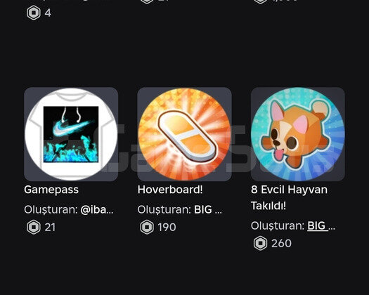 ROBLOX 2K TOTAL KOMBİNLI GAMEPASSLI