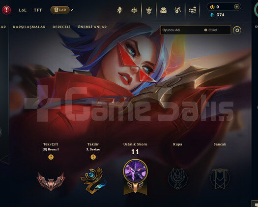 EUW Bronz 1 | 2 Kostüm - 34 Hero | LoL Hesap