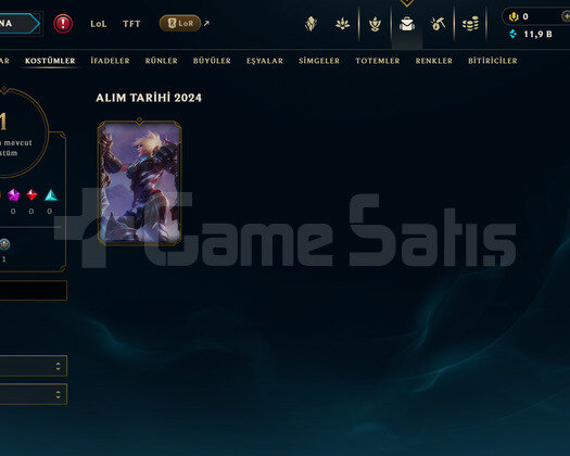 EUW Bronz 3 | 1 Kostüm - 11K Mö | LoL Hesap