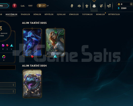 EUW Silver 1 | 3 Kostüm - 41 Hero | LoL Hesap
