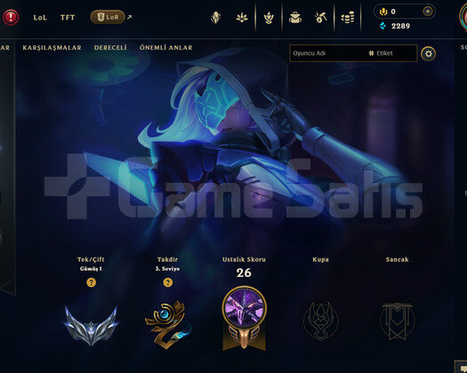 EUW Silver 1 | 3 Kostüm - 41 Hero | LoL Hesap
