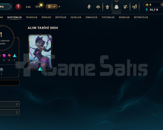 EUW Unranked | 1 Kostüm - 25K Mö | Dereceli Hazır
