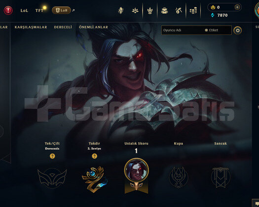 EUW Unranked | 20 Hero - 7K Mö | Dereceli Hazır
