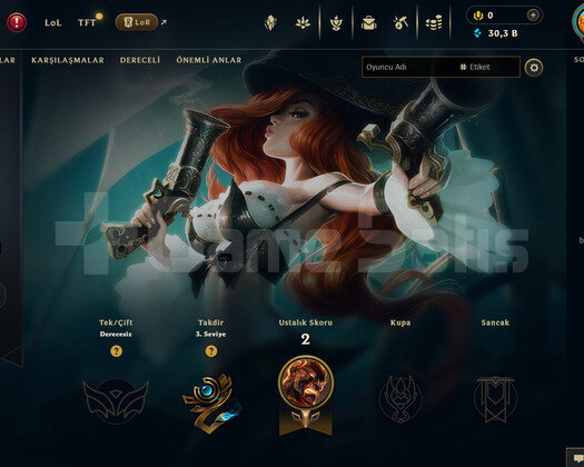 EUW Unranked | 20 Hero - 30K Mö | Dereceli Hazır