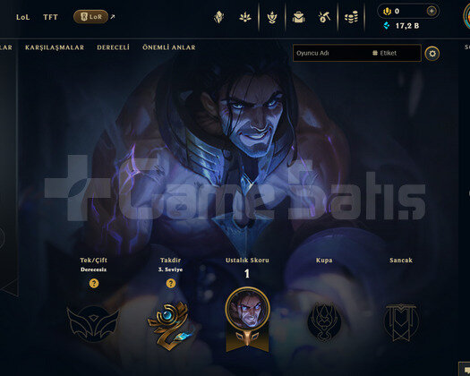 EUW Unranked | 20 Hero - 17K Mö | Dereceli Hazır