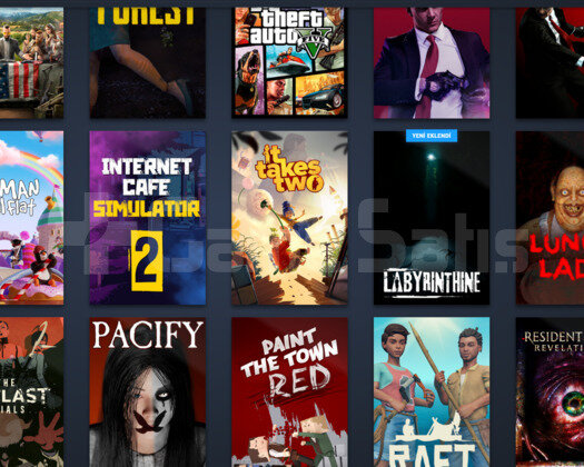 200 üstü oyunlu steam hesabı