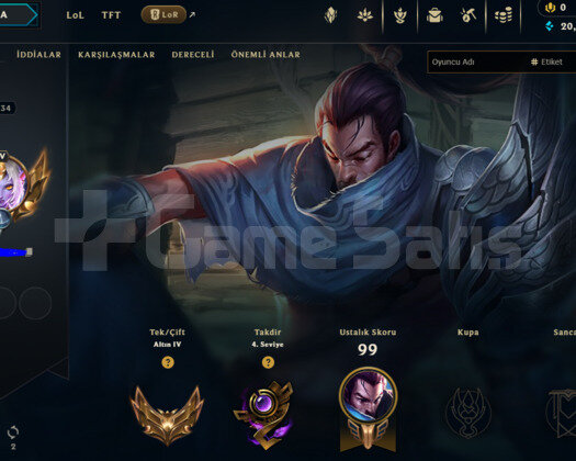 EUW P3-P4 MMR 51CHAMP YÜKSEK +LP/- G4 ACC 20K M.Ö!