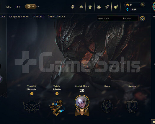 EUW Unranked | 3 Kostüm - 31 Hero | Dereceli Hazır
